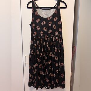 Torrid Black Sleeveless Crew Neck Midi Sundress